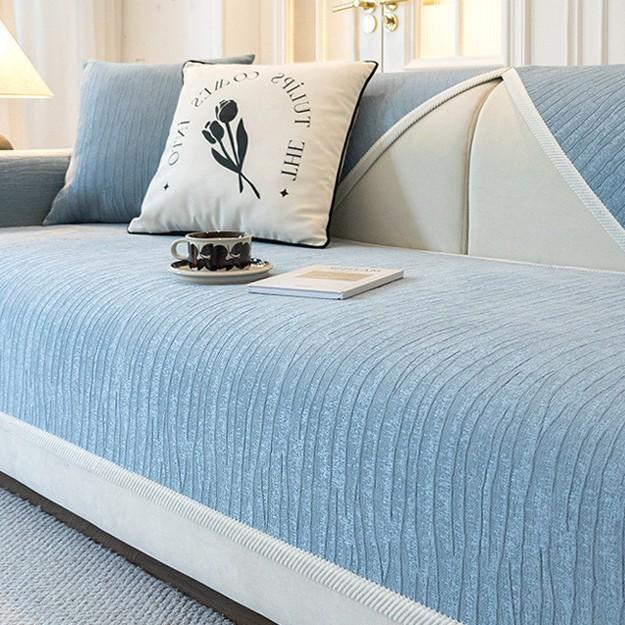 French Cream Wind Sofa Cushion Universal In All Seasons  New Non-Slip Seat Cushion Premium Leather Sofa Cover Cover Cloth