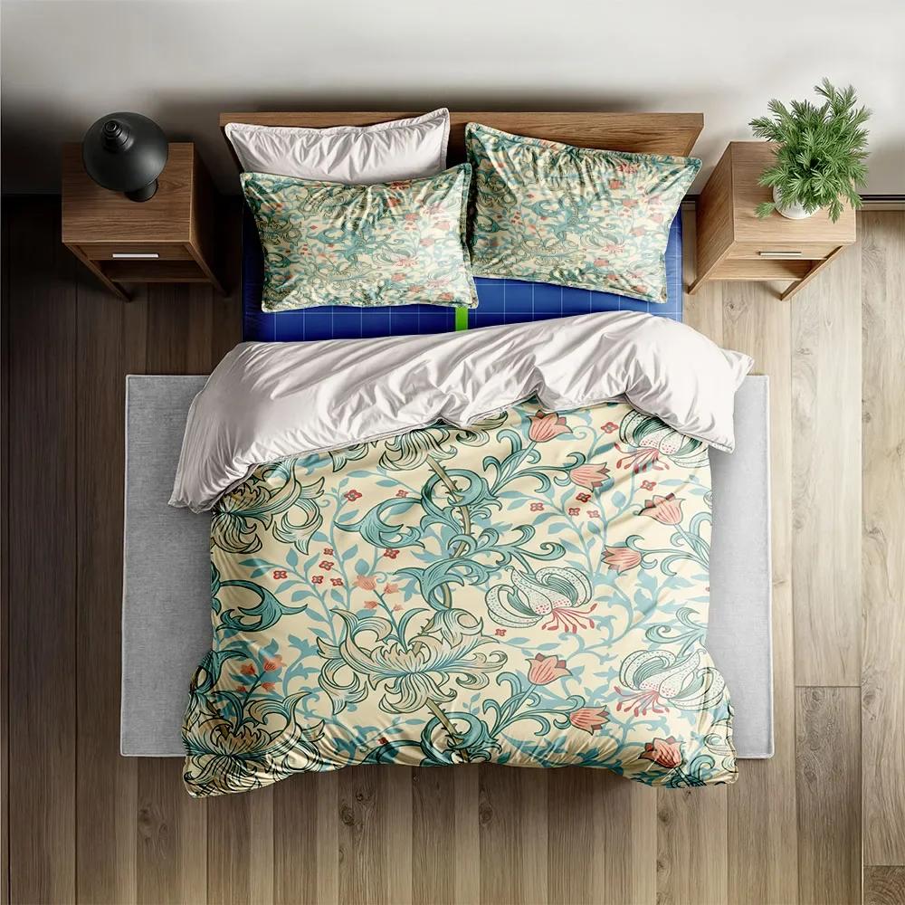 Arctic Wolf Germánský Povlak na Peřinu Sada EU Jednolůžko Dvojlůžko King US Twin Full Queen Size Sada Lůžkovin