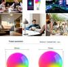 WiFi Smart RGB LED Bulb E27 9W, Seven-Color