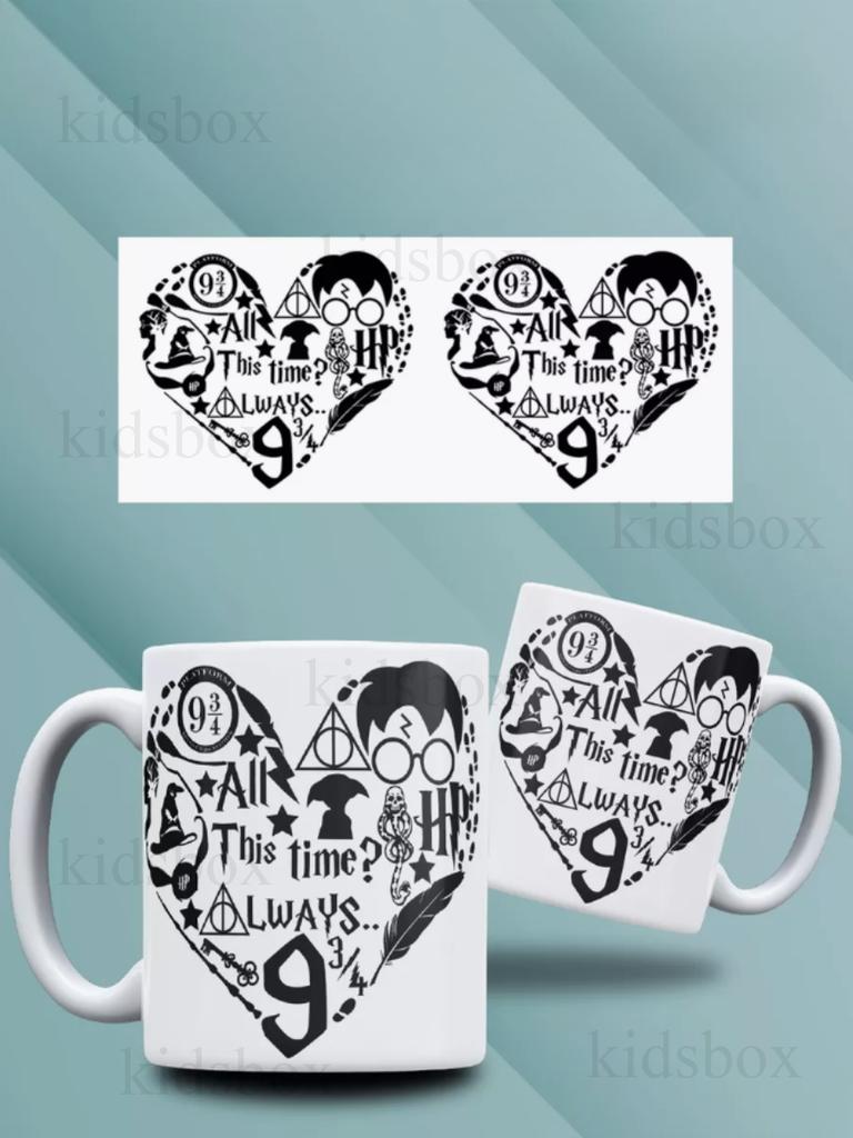Harry Potter Mug Printed Ceramic Cup Harry Potter Hogwarts 330ml 