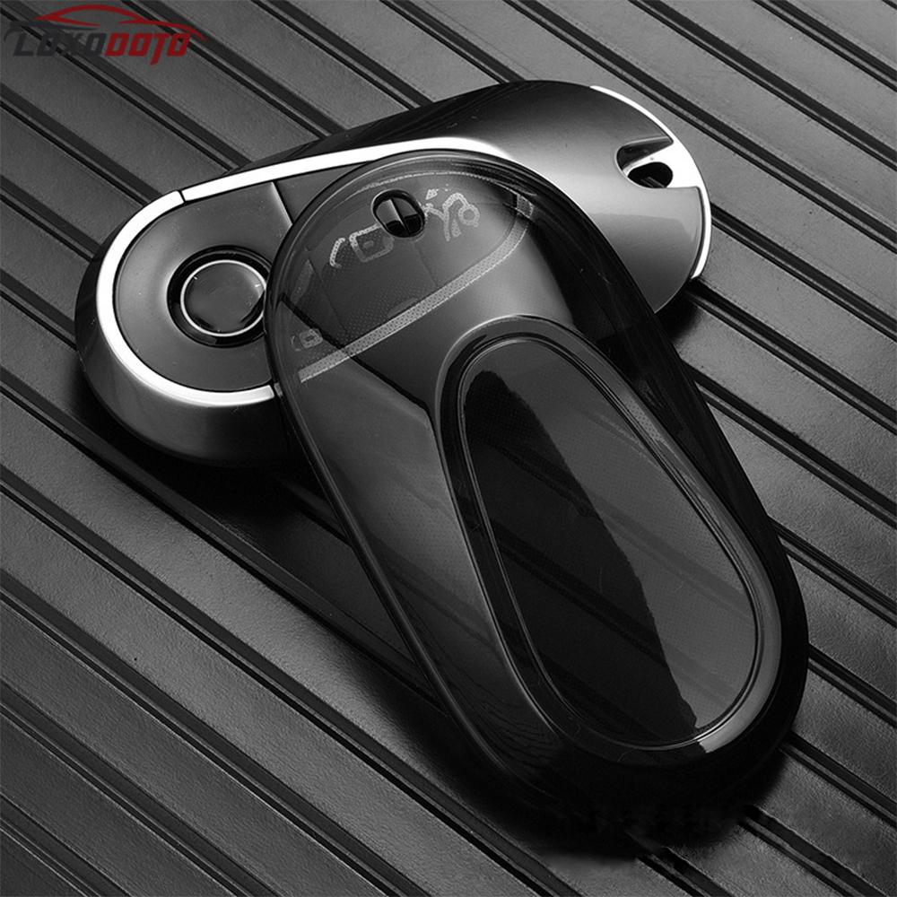 For Mercedes Benz W206 W223 C S Class S350 C200 C260 C300 S400 S450 S500 S480 S580 TPU Car Key Case Cover Remote Holder Keychain