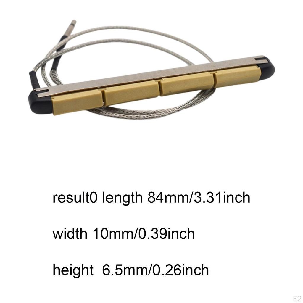 Guitar Pickup Piezo Instrument Part with End Piece Quick Installation for DIY Enthusiasts, Stage ,