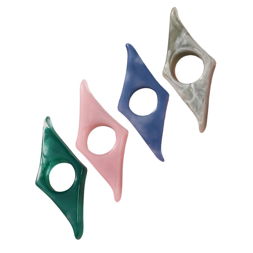 4Pcs Thumb Finger Book Page Holder Resin Book Page Marker Ergonomic Bookmarks Portable Reading Aid for Novels Textbooks