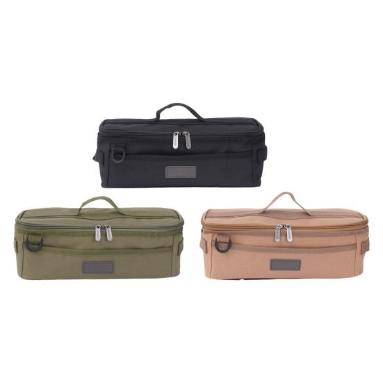 Camping Travel Cookware Organizer Bag Large Capacity Zipper Closure Waterproof Cooking Utensils Storage Pouch