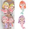 Soft And Cuddly Mermaid Princess Plush Toy With Long Hair For Girls