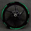 Universal Motorcycle Wheel Rim Stripe Wheel Decal Tape Sticker 18-21 Inch Sport Wheel Decals Road Bike Reflective Sticker