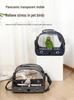 Transparent Breathable Portable Parrot Carrier - Anti-Bite, Handheld & Shoulder Crossbody Bird Cage for Small/Medium Birds Outdoors