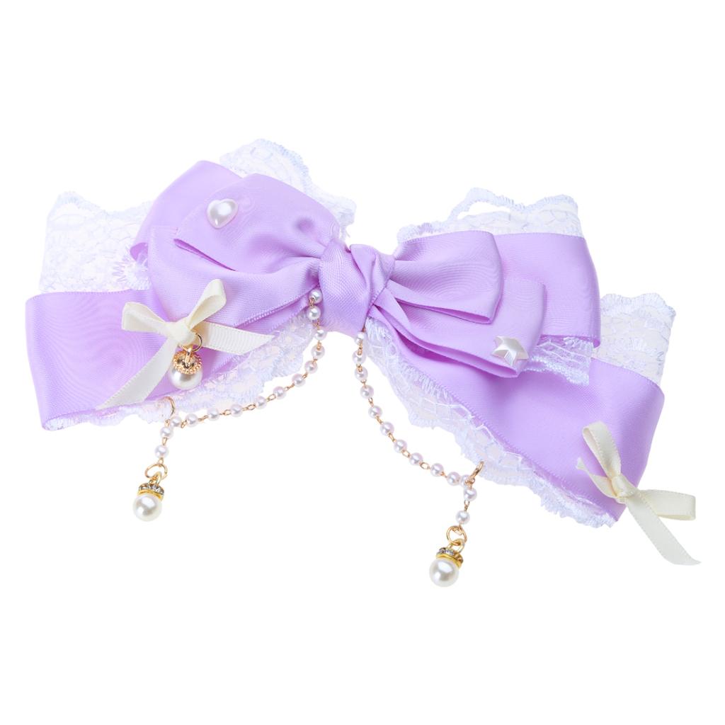 Girls Cosplay Lace Hairband Animation Maid Bowknot Headband LolitaStyle Headhoop