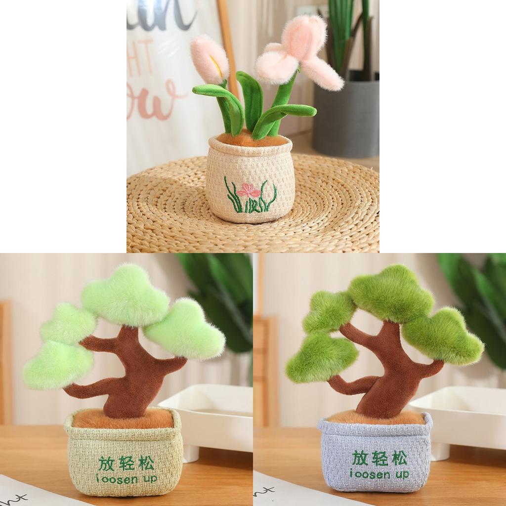 Tulip Plush Toy Home Decor With Pp Cotton For Living Room And Gift Use