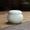 8 Colors Mini Tea Box Glazed Ceramic Jar Storage Boxes Pottery Airtight Coffee Kitchen Food Pots Ointment