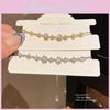 Star Jewelry Star Shape Zircon Bracelet With Gold Finish For Women Gift Ideas