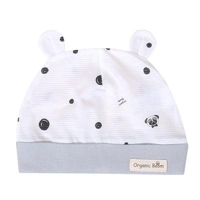 Organic Boom Black Mops Bear Hat Summer, ZDARMA, Smíšené, Oblíbené dětské oblečení v Koreji