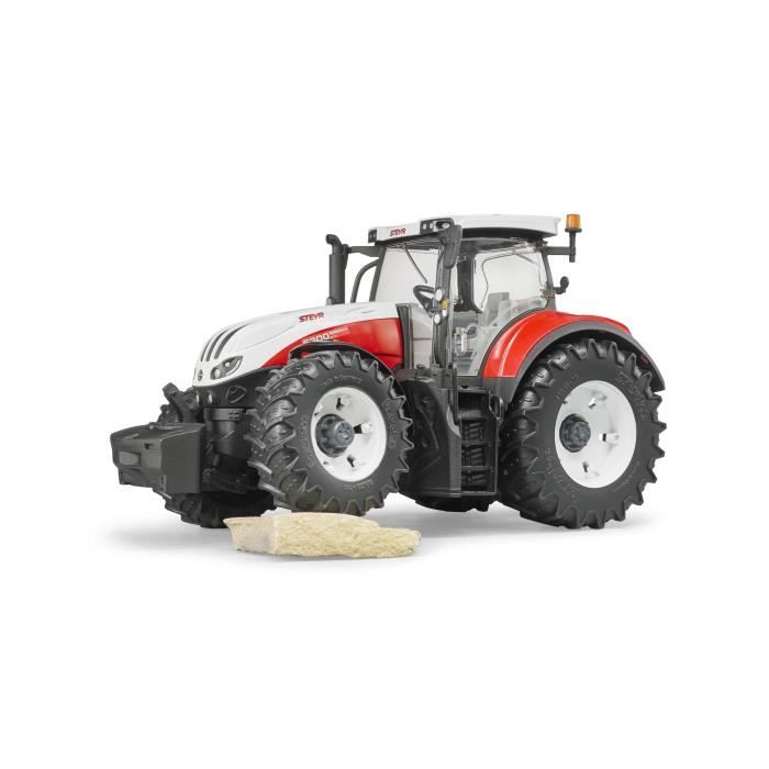 Tracteur STEYR 6300 Terrus CVT - BRUDER - Echelle 1:16e - Poids à l'avant