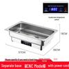 Stainless Steel Self-Serve Buffet Warmer with Transparent Flip-Top for Restaurants & Hotels