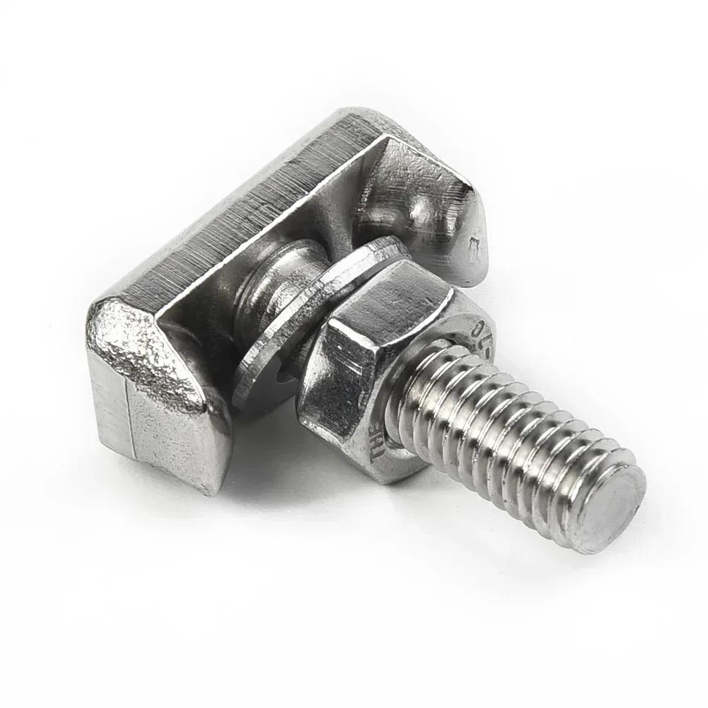2 Pcs/set Universal Car Battery Cable WireTerminal Connectors Set T-Bolts #19116852 #6X0915138 #64740 Replacement Accessories
