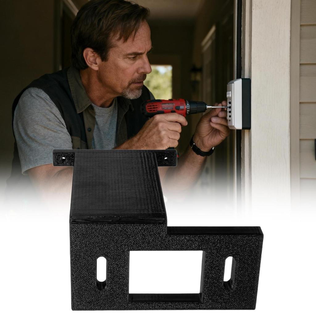 Ring Doorbell Extender Mount Wall Installation Bracket Video Doorbell Extender for Better Viewing Angle Security Camera Holder