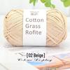 Handmade Cotton and Raffia DIY Yarn Pack for Weaving Bags & Hats