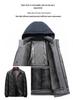 Men's High-End Winter Business Casual Down Jacket with Detachable Goose Down Liner - Middle-aged Dad's Style.