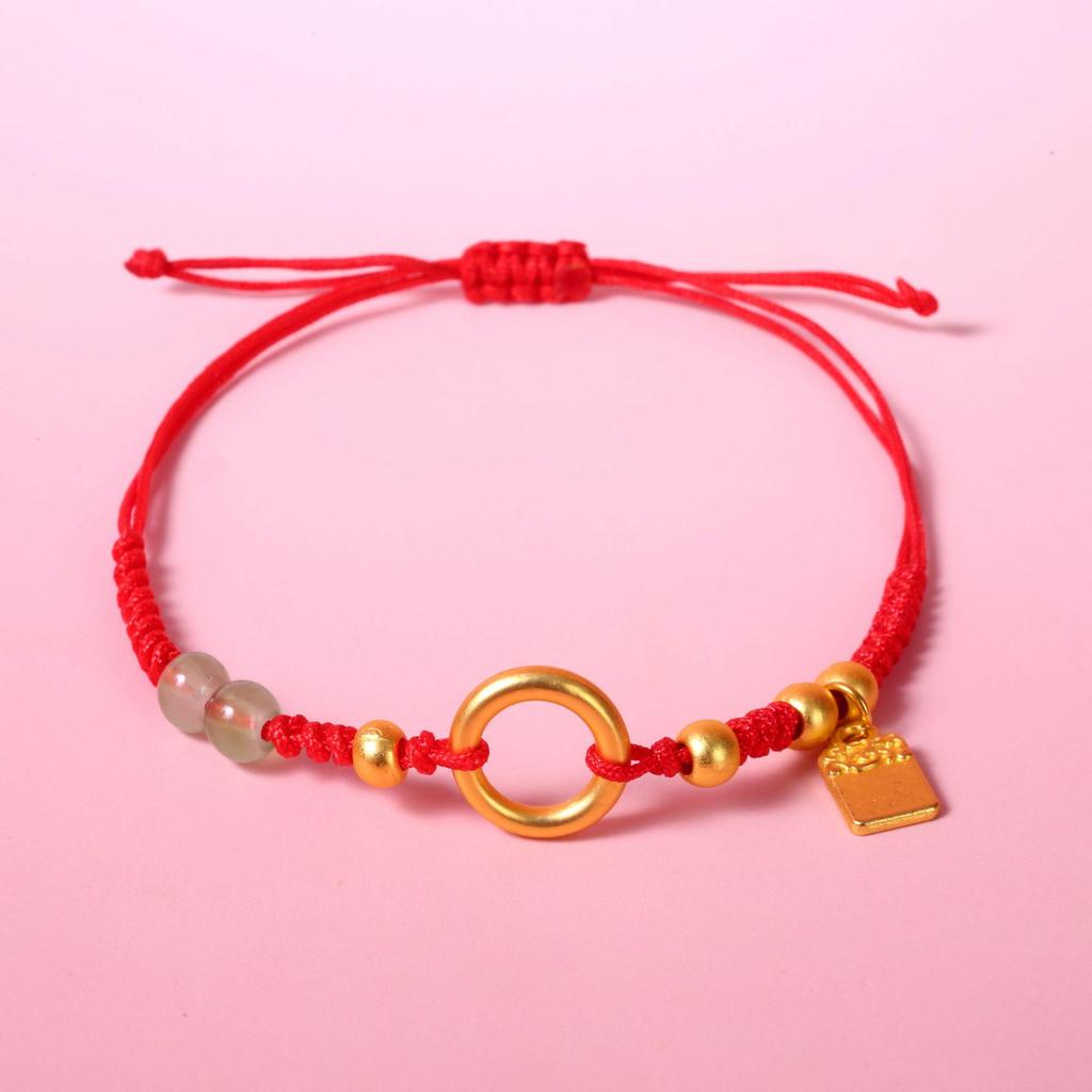 2026 Year of the Horse Bracelet: Handmade Red Rope Woven Jewelry - New Year Gift