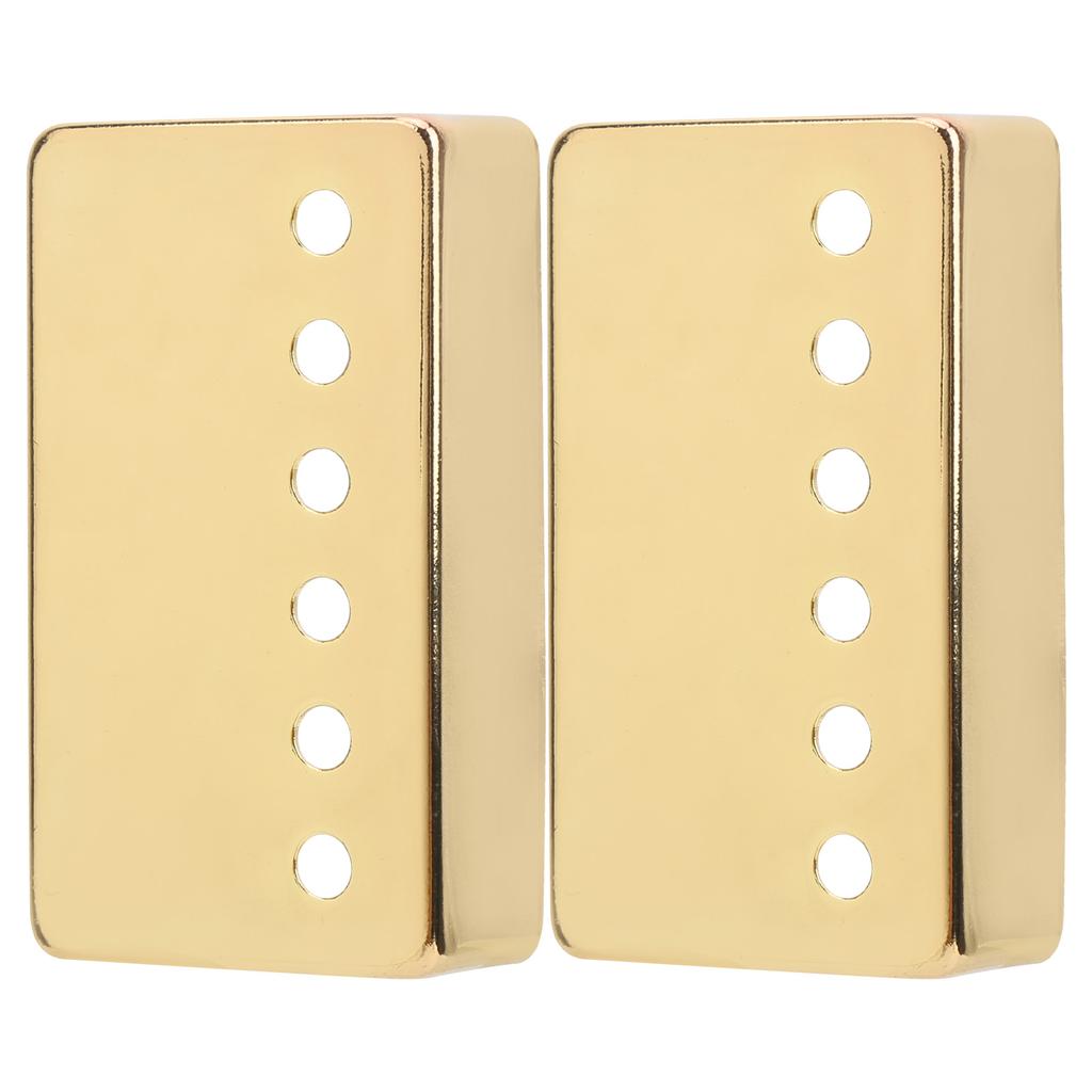 2Pcs Electric Guitar Pickup Shell Nickel Cover 50mm and 52mm Musical Instrument AccessoriesGold