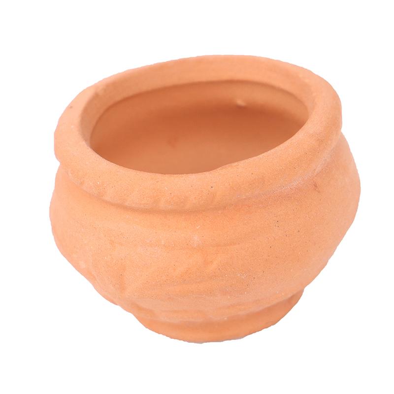 1:12 Dollhouse Miniature Mini Ceramics Flower Pot Fairy Garden Decoration