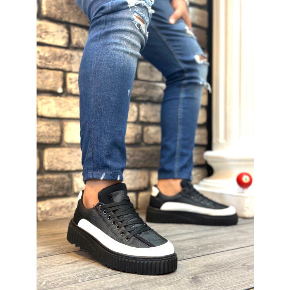 801 Pánské boty pro volný čas s vysokou podrážkou pánské boty na šněrování sportovní pánské boty pro volný čas nekožené boty pro muže 2023