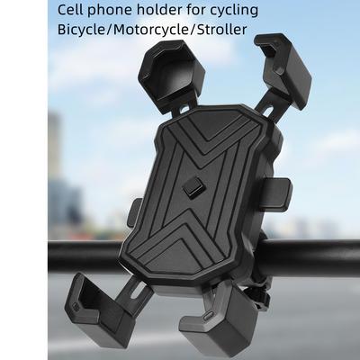 Držiak na telefón na bicykel alebo motocykel Automatické zamykanie Protišokový držiak na mobilný telefón na bicykel Zahustený protišmykový držiak