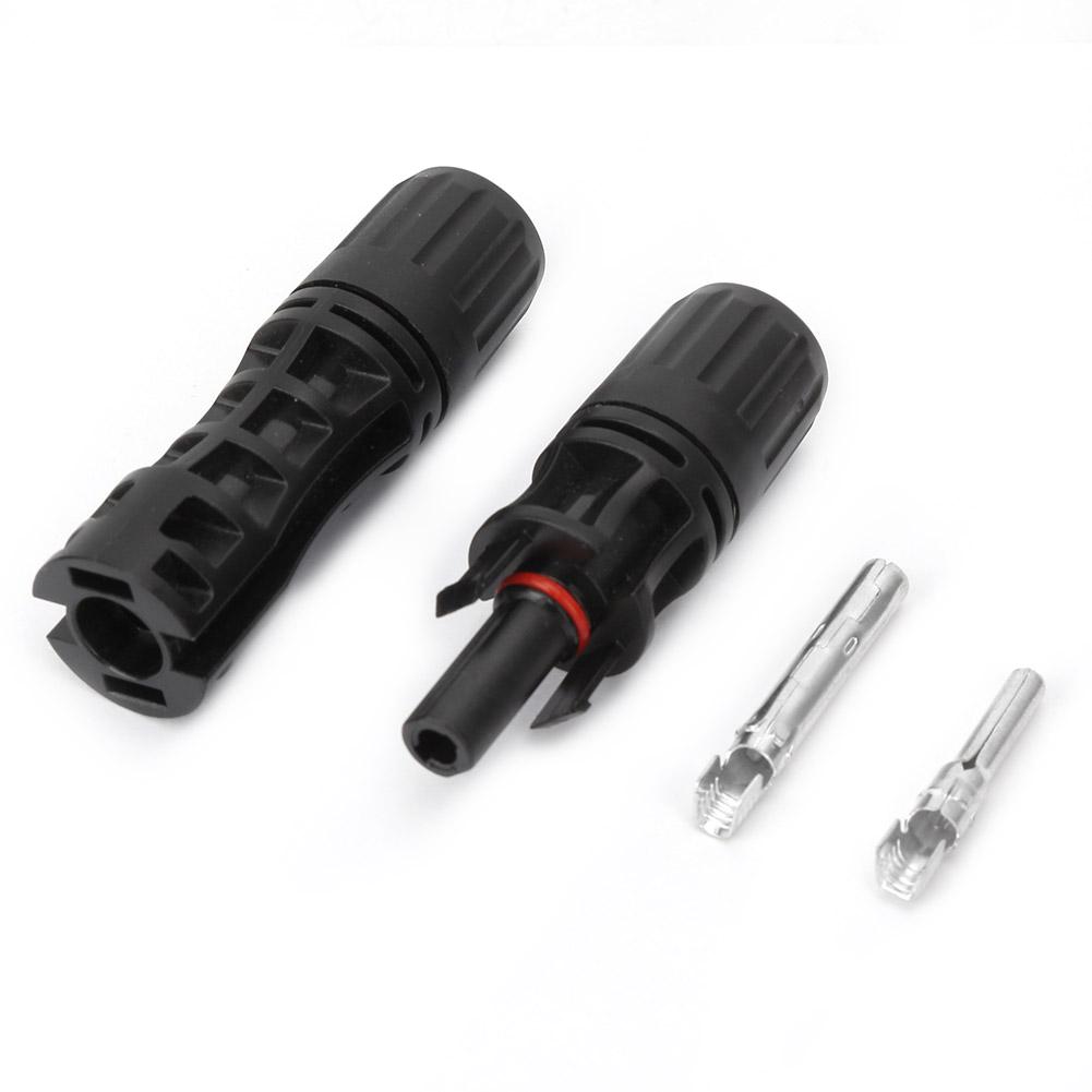 

1 пара водонепроницаемый соединительный разъем панели солнечной панели 1500 В, мужской и женский кабельный разъем