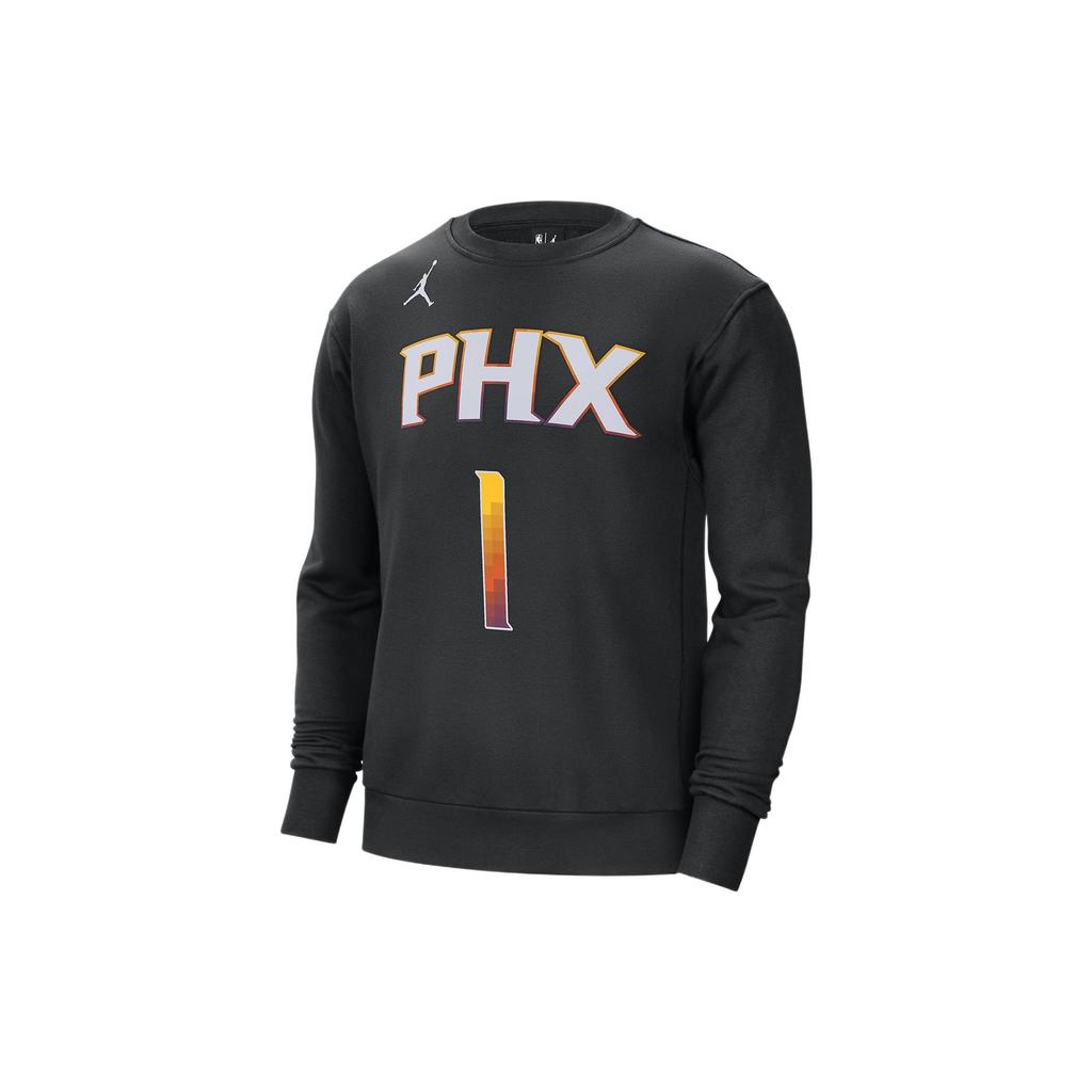 Jordan NBA Suns Devin Booker Courtside Statement Sweatshirt Black Men Streetwear DX7889-010