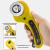 45mm Rotary Leather Cutter with Blades and Rubber Handle