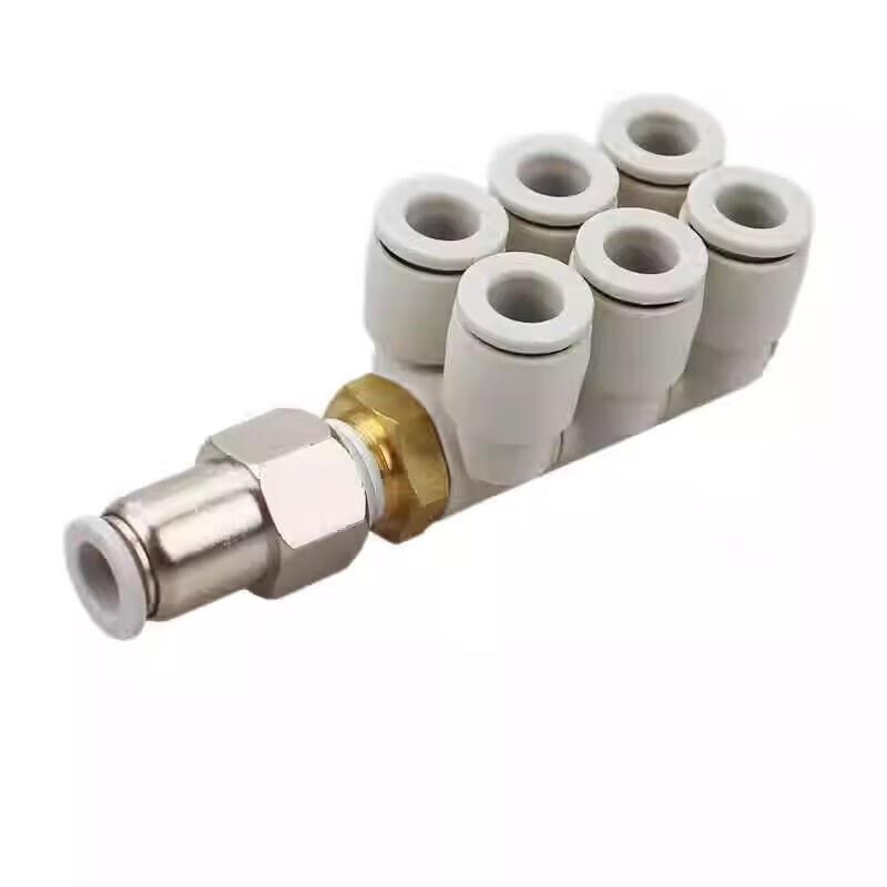 Jundingying Double-Row Rotatable Quick-Plug Air Pipe Connector