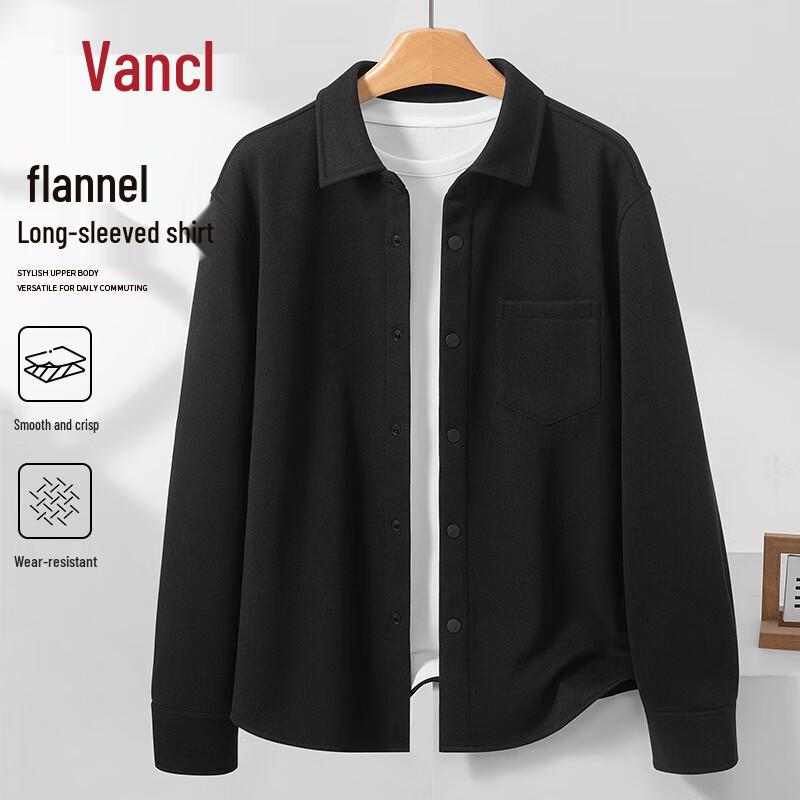 VANCL Men s Winter Flannel Thickened Long-Sleeve Shirt M