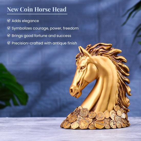 10.16 Cm Monedă Nouă Cap de Cal Monedă Unică pentru Iubitorii de Echitație, Cadou Perfect pentru Monedă Cal pentru Afișare, Decorațiune sau Ocazii Speciale