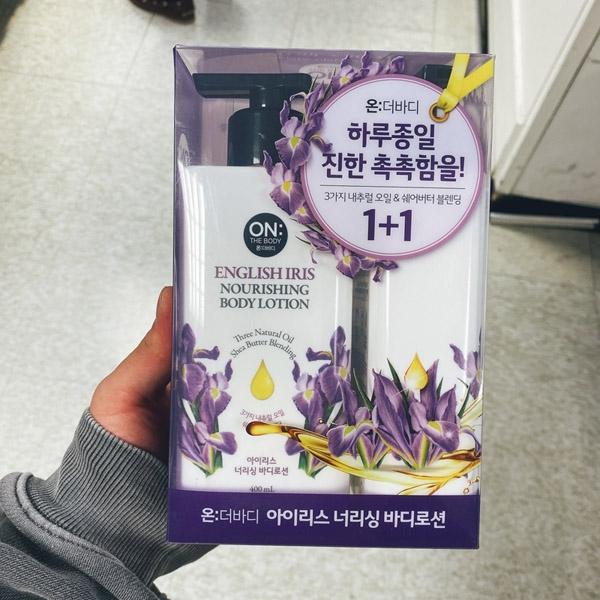 

ONTHEBODY Iris Nourishing Body Lotion 400ml 1+1 korea beauty cosmetic