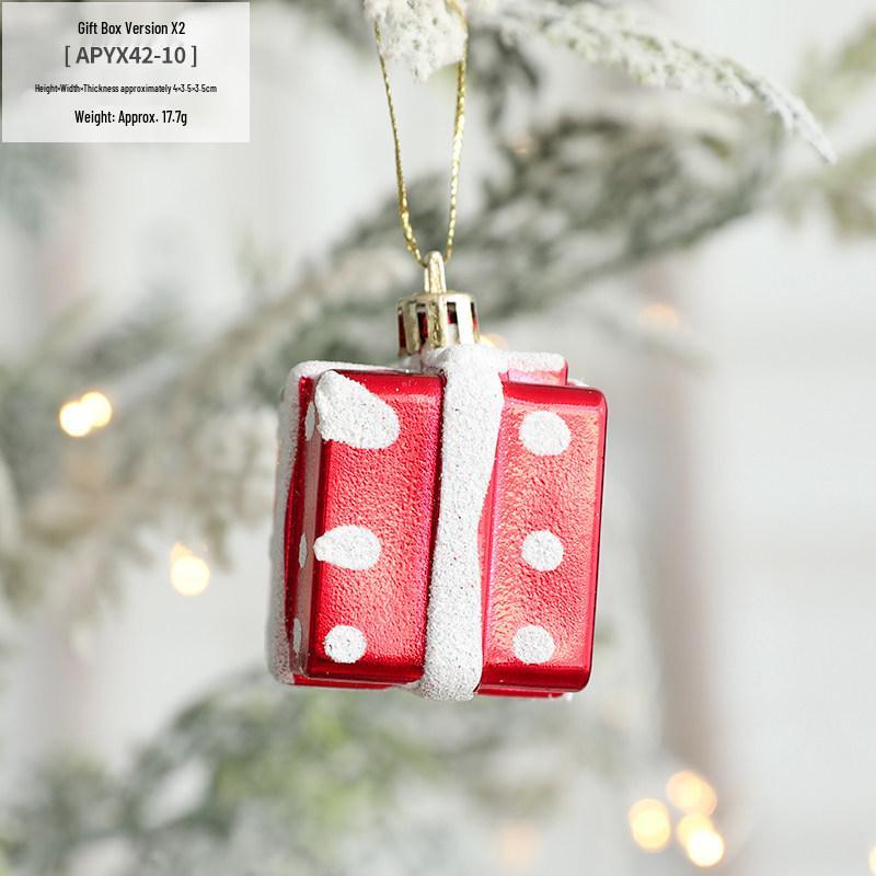 Cross-Border Christmas Tree Ornaments: Snowman, Santa, Cabin Pendants
