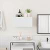 Badezimmer-Wandschrank Weiß 60 x 25 x 30 cm Spanplatte