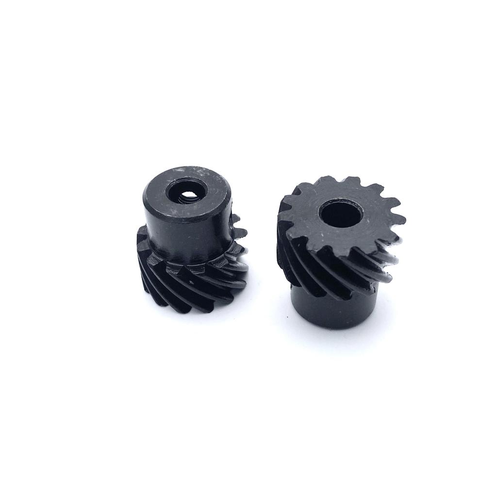 1M 13/15/20/26/30 Teeth Steel Helical Gear DIY Motor Staggered Gear 6-15mm