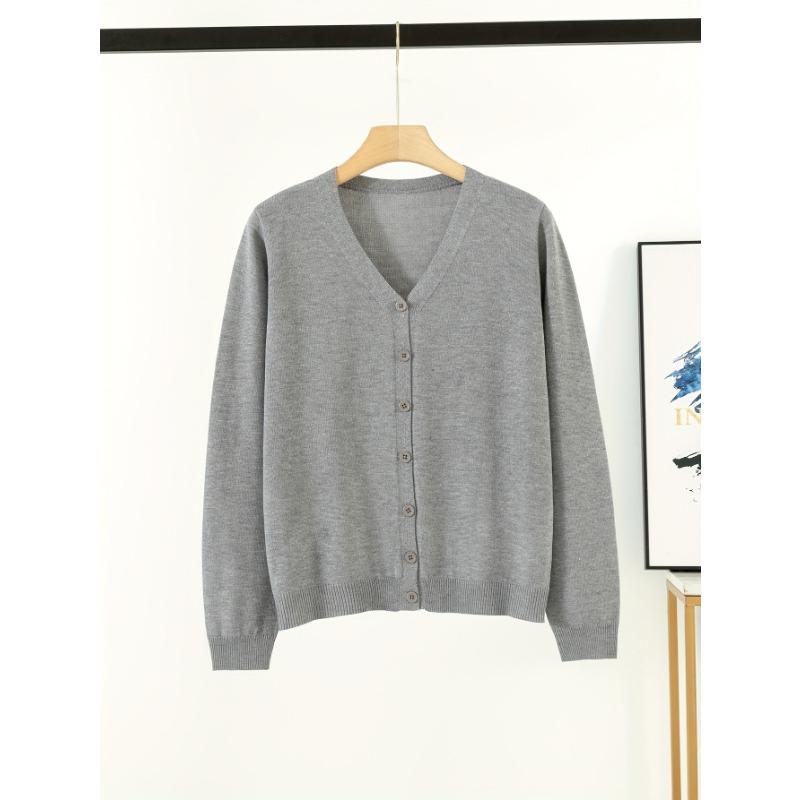 Frühling und Sommer gestrickte Ice Cardigan locker lässig Pullover