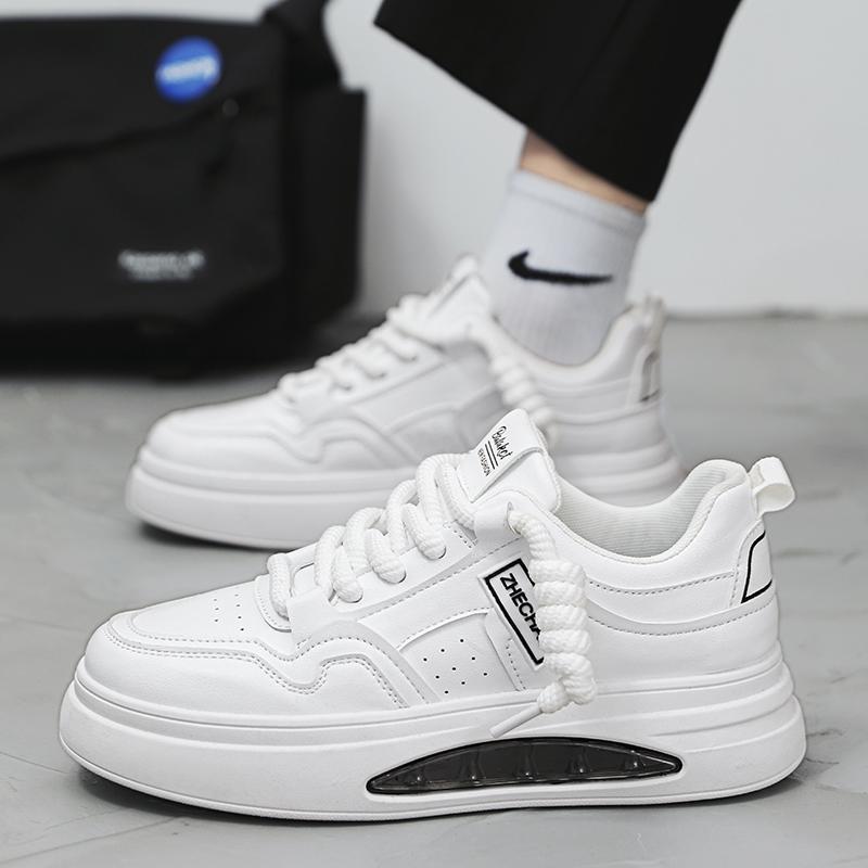 

Мужская обувь летняя дышащая нишевая дизайнерская универсальная повседневная обувь для серфинга для средней школы спортивная водонепроницаемая увеличивающая обувь маленькая белая обувь 39