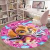 1pc Paw9 Carpet, Round Rug, Comfortable, Suitable for Entryways, Living Rooms, Office, And Bedrooms, Christmas Decoration