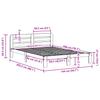 Solid Wood Bed Without Mattress White 140 X 200 Cm Pine Wood
