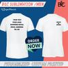 Personalised B&C Printed Sublimation Men T-Shirt Any Text Logo Workwears Tee
