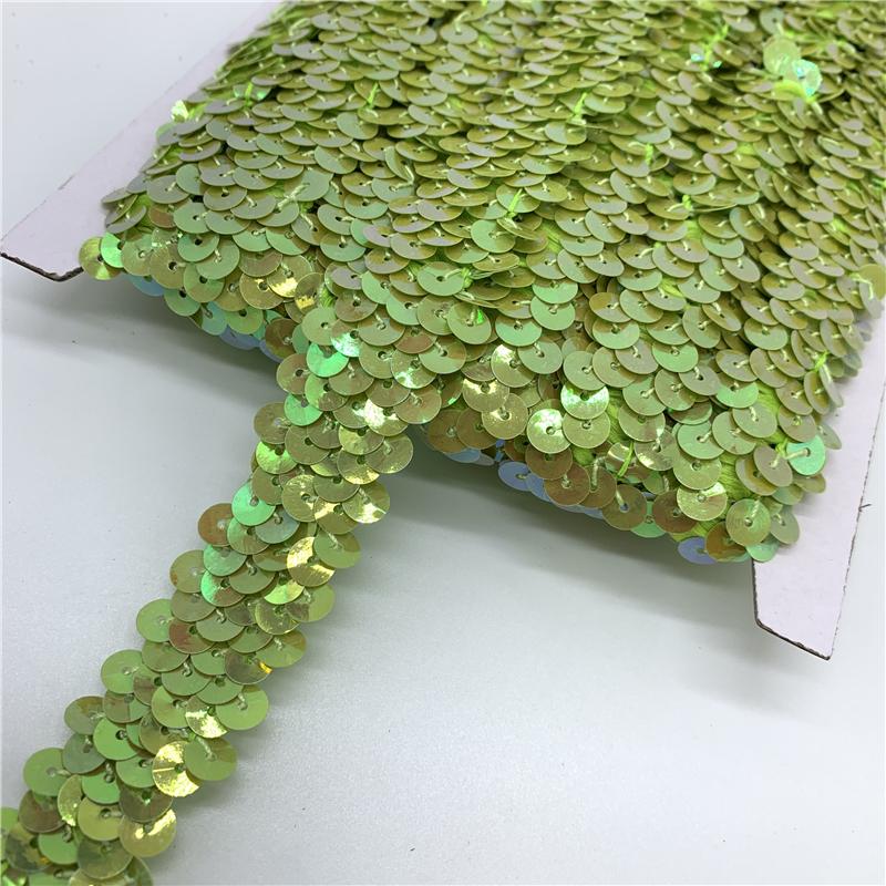 2 yardy 20 mm Elastická flitrová stuha Krajka Flitrová šicí látka Na šaty Oblečení Pokrývku hlavy Svatební DIY Doplňky