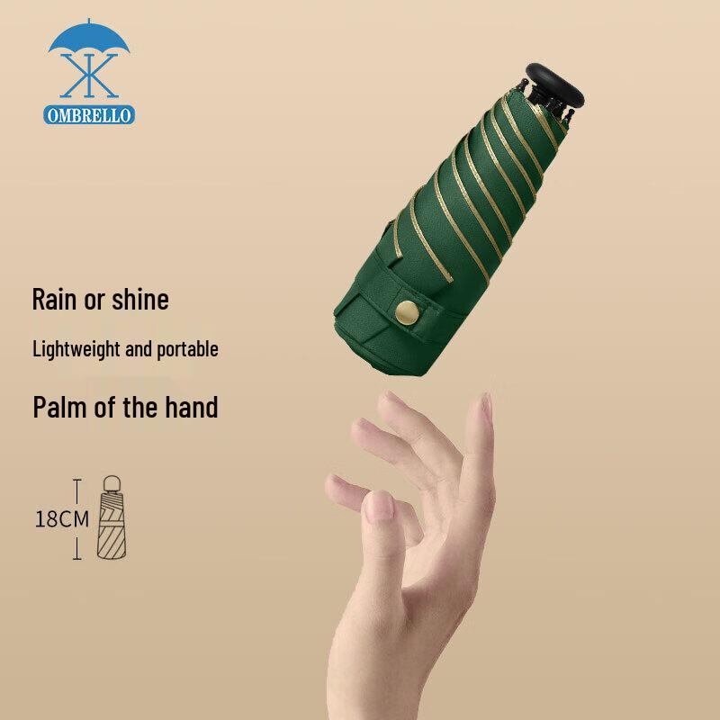 

Mangmi 5-Fold Gold Coated UV/Rain Umbrella (2-Pack)