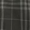 BURBERRY Sanyo Shokai Check Pattern golf Zip Best M Black x gray Men's Used