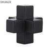 DXUIALOI Nordyckie proste galwanizowane klocki ceramiczna dekoracja prosta geometryczna dekoracja domu salonu biurka