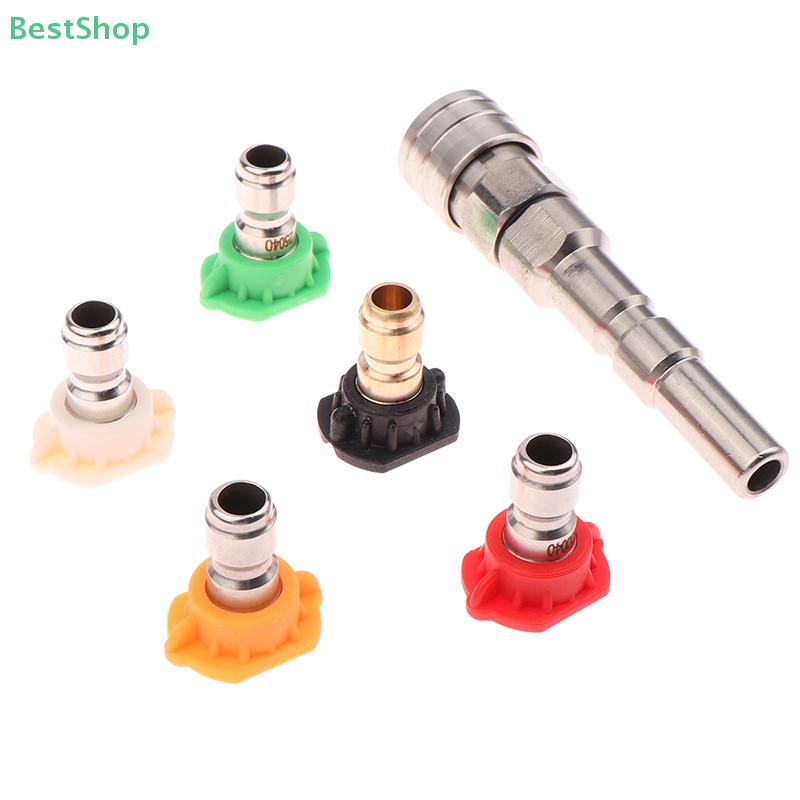 Hochdruckreiniger-Adapter für Nilfisk KEW ALTO WAP CALM auf 1/4" Schnellanschluss mit Sprühdüsen