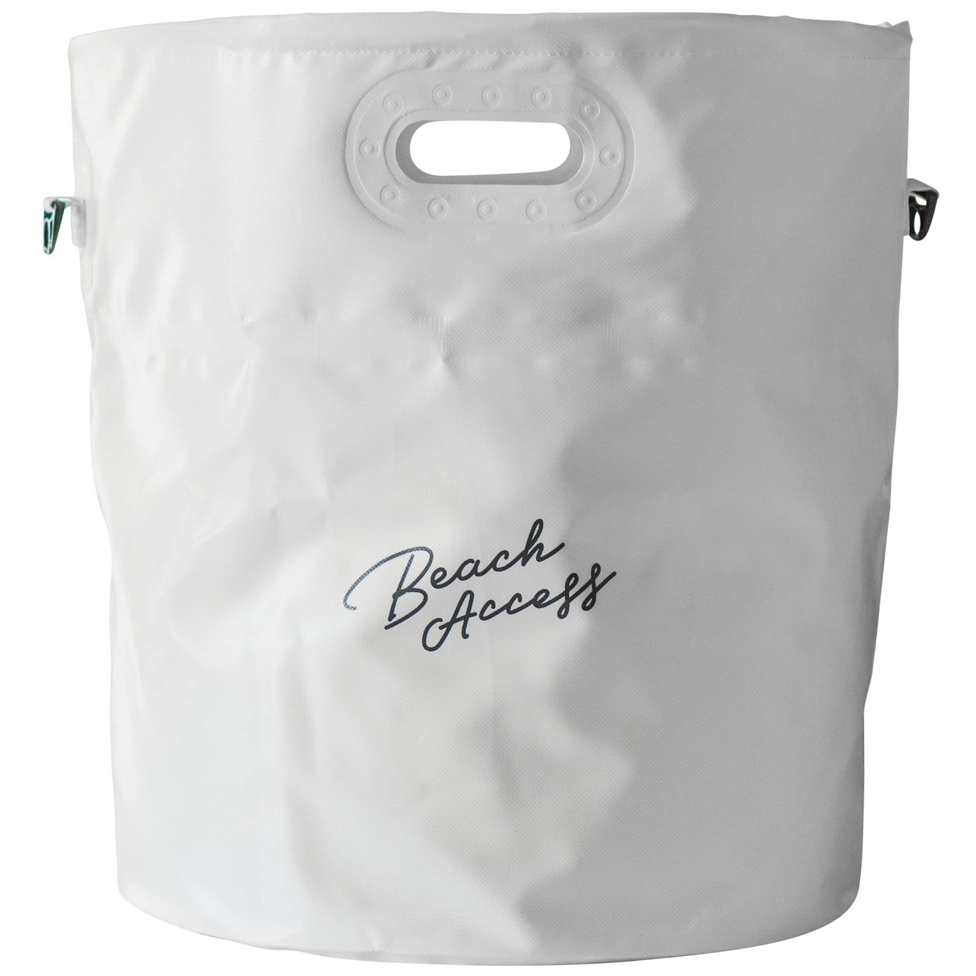 

Beach Access Large Capacity Portable Wet Lightweight Wet Bucket Outdoor Bucket for and White Surfer s Bag, 50L, Foldable, Large, (Multi-Purpose белый