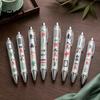 Unique Stationery for Card Players 8 Pcs Ballpoint Pens, Chinese Mahjong Retractable Rolling Ball Fine Point Ink Pen Students Smooth Writing Gel Pen,