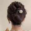 Juego de 3 Pinzas Banana Decoración de Cuentas Estilo Francés Pinzas para el Cabello Mujer Antideslizantes Giro Hebillas para Cola de Caballo Accesorios para el Cabello